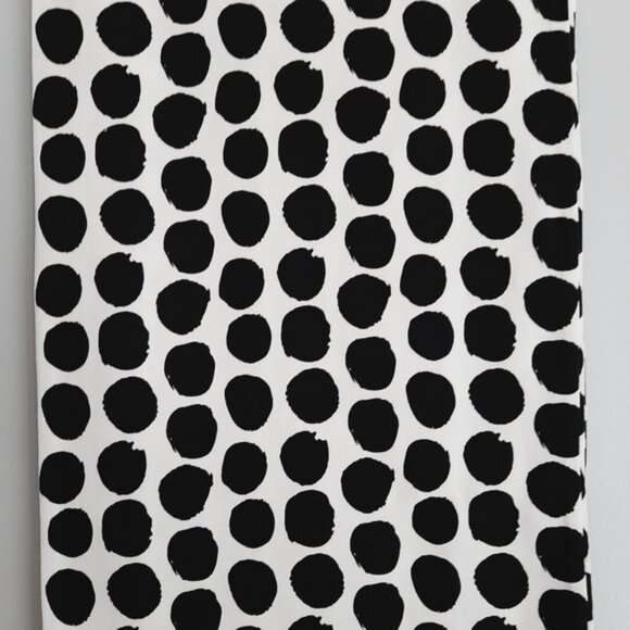 NEW - VEENA | Organic Cotton Blend Polka Dot Infinity Scarf B&W Sz OS - Picture 10 of 14